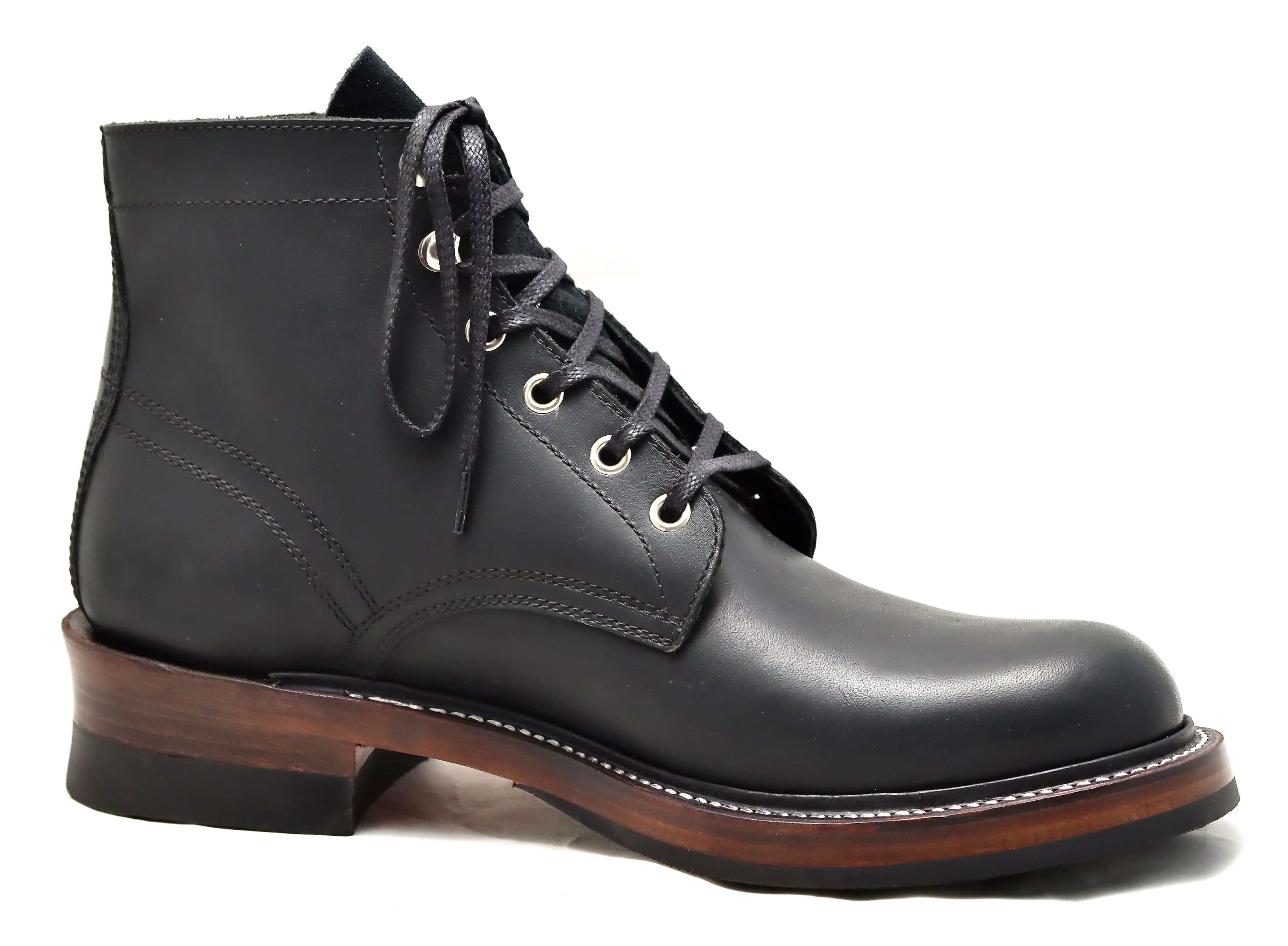 Workwear boot black | wide fit - Image 3