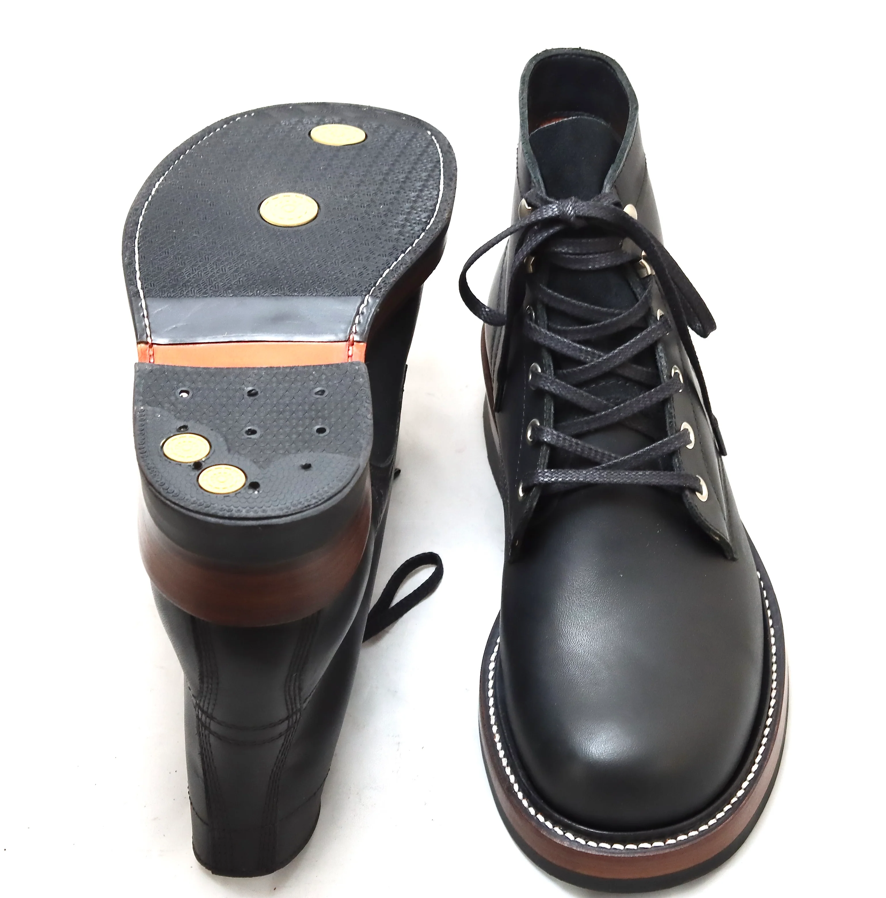 Workwear boot black | wide fit - Image 6