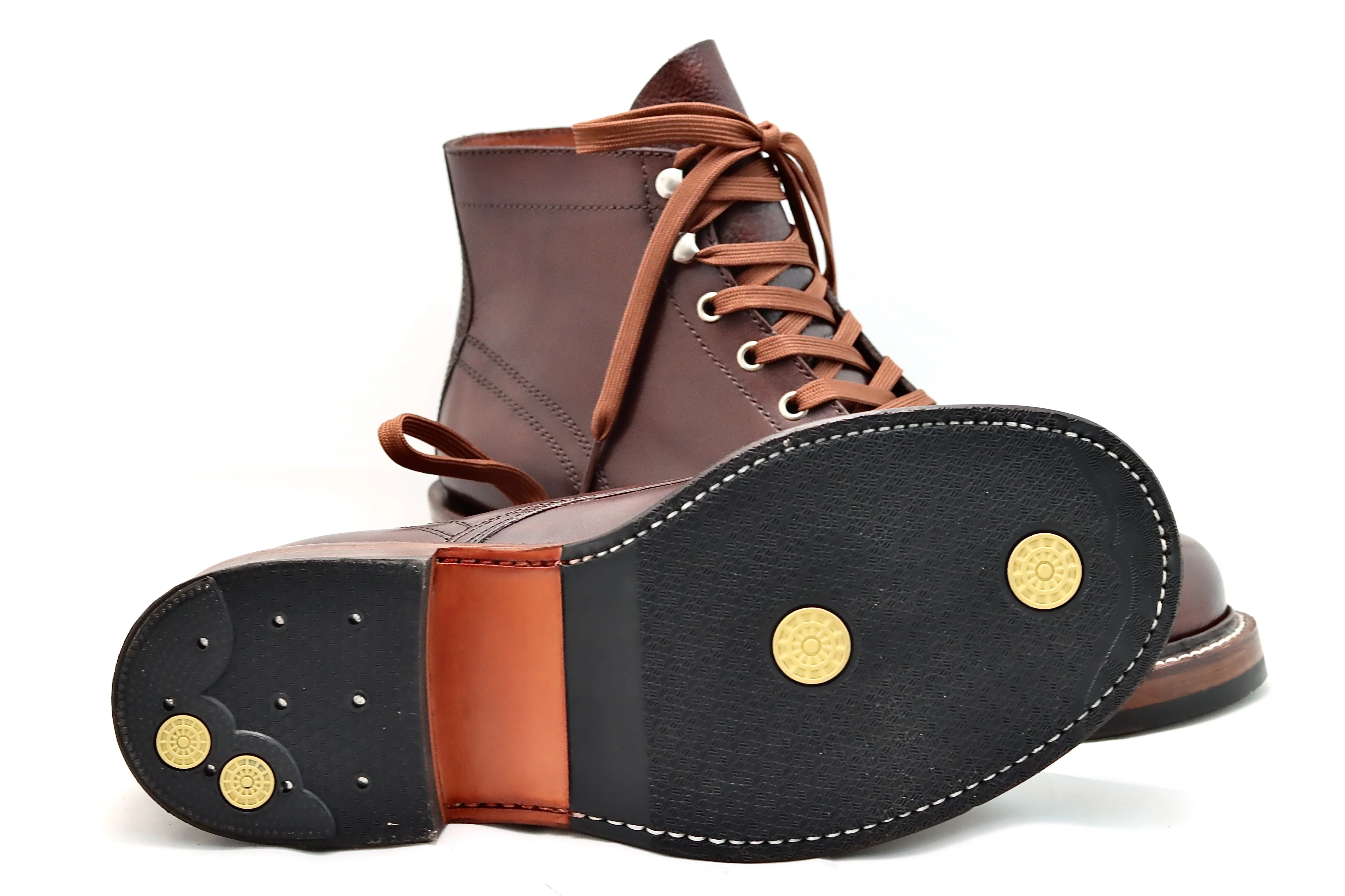 Workwear boot dark brown | wide fit - Image 3
