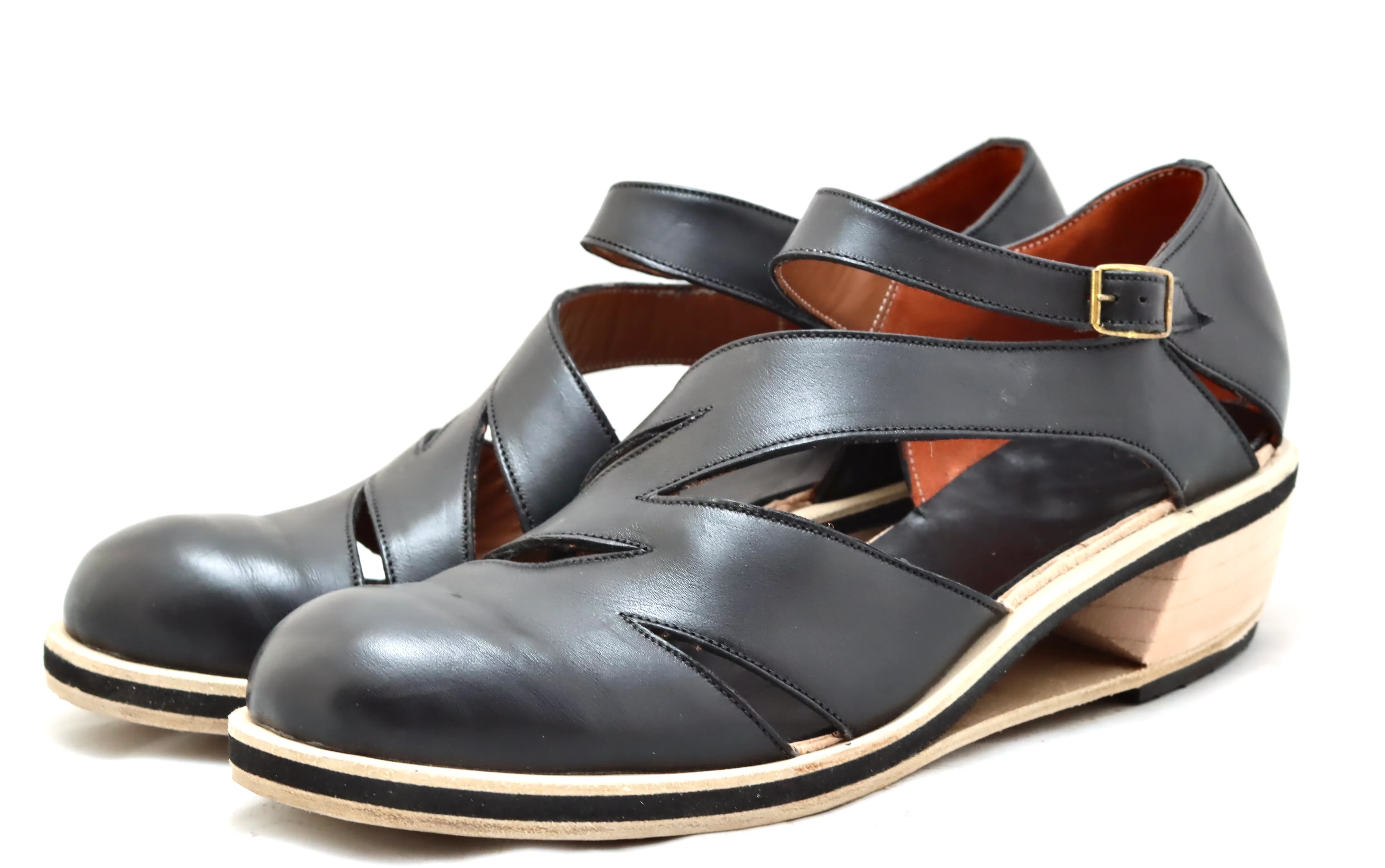 Zig zag shoe | black calf - Image 2