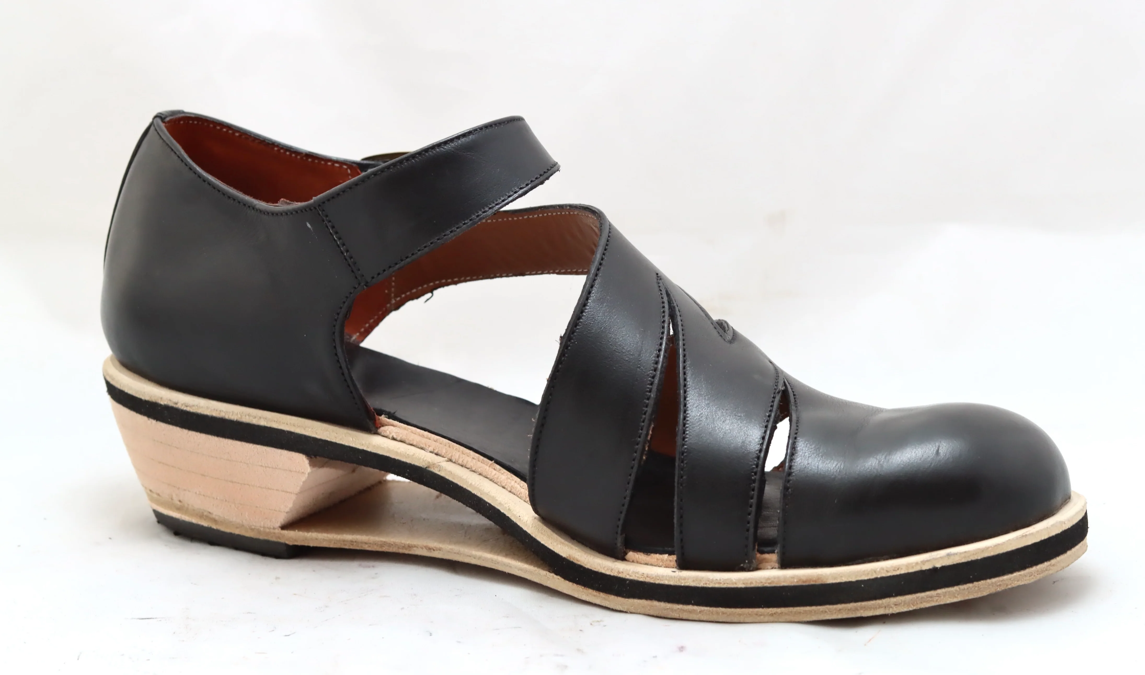 Zig zag shoe | black calf - Image 5