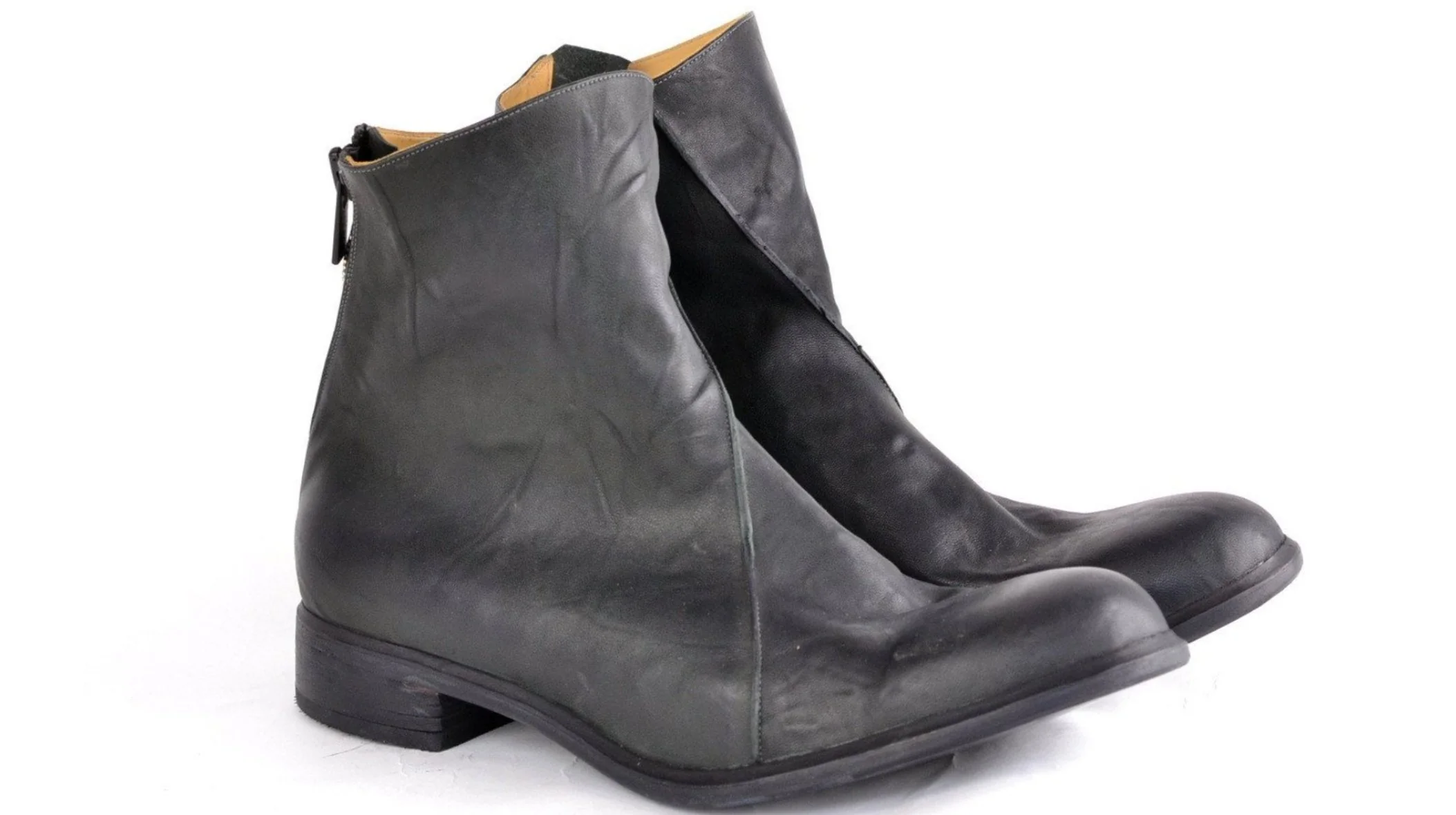 Zip Back Boot | Black