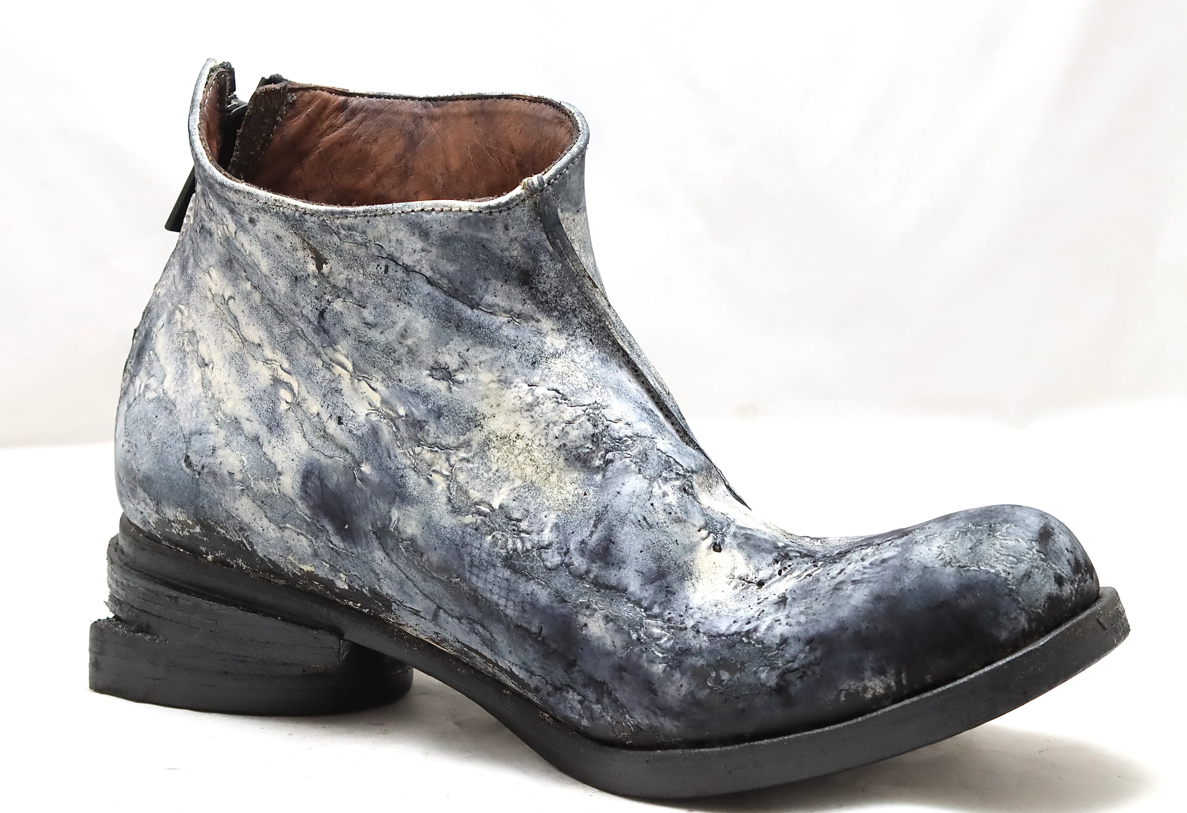 Zip back boot | Back to front heel | raw culatta dyed - Image 3