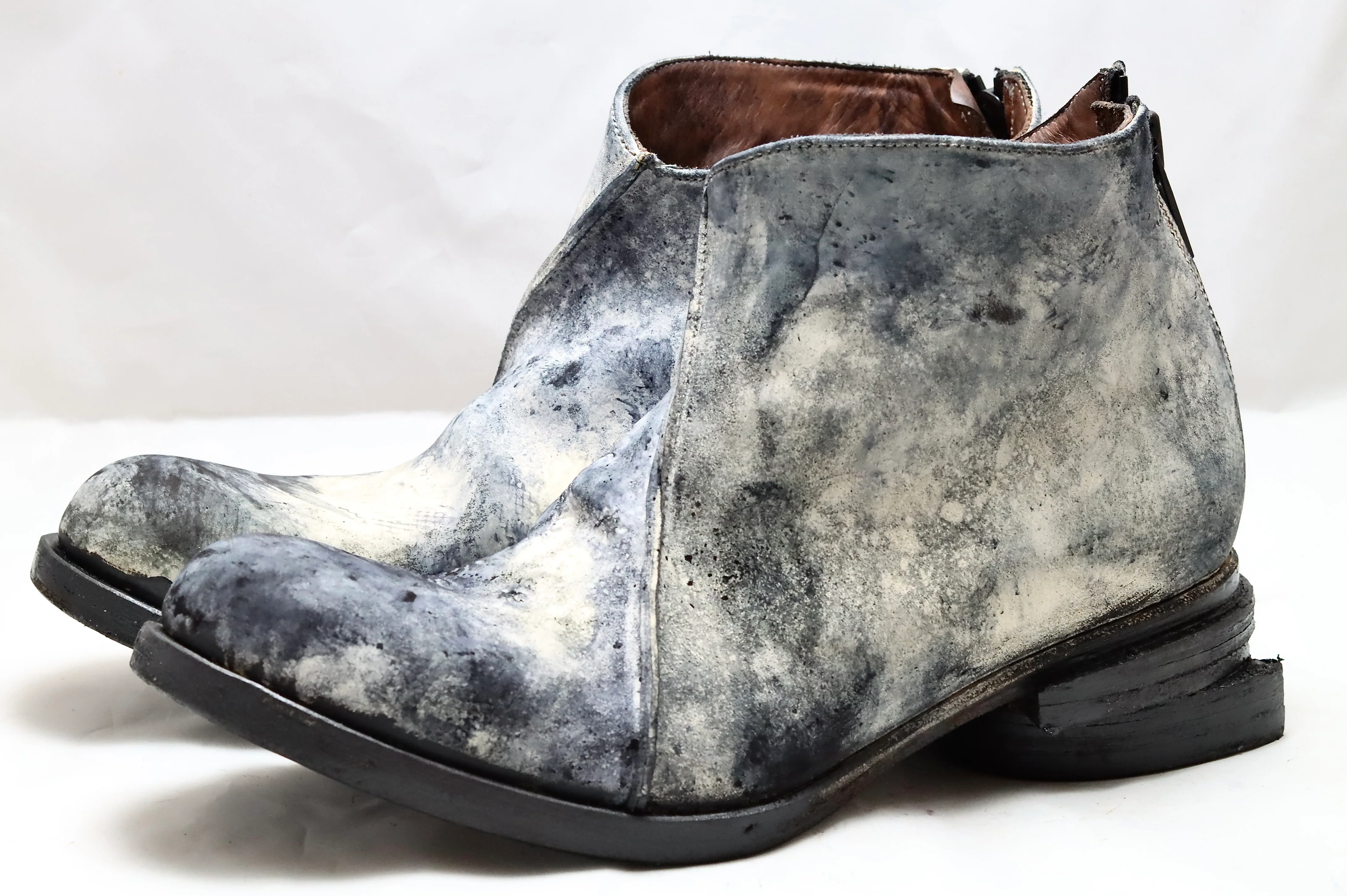 Zip back boot | Back to front heel | raw culatta dyed - Image 5