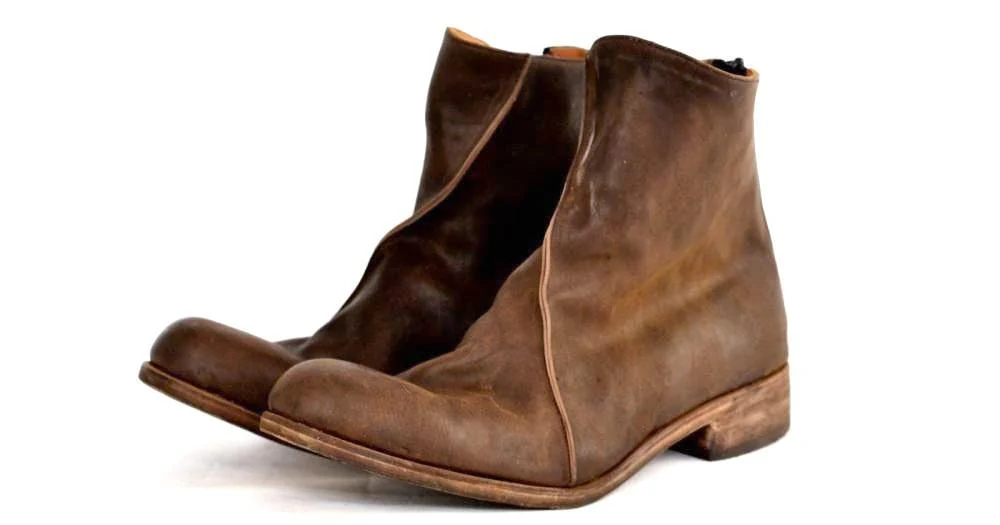 Zip Back Boot  |  Choc - Image 3