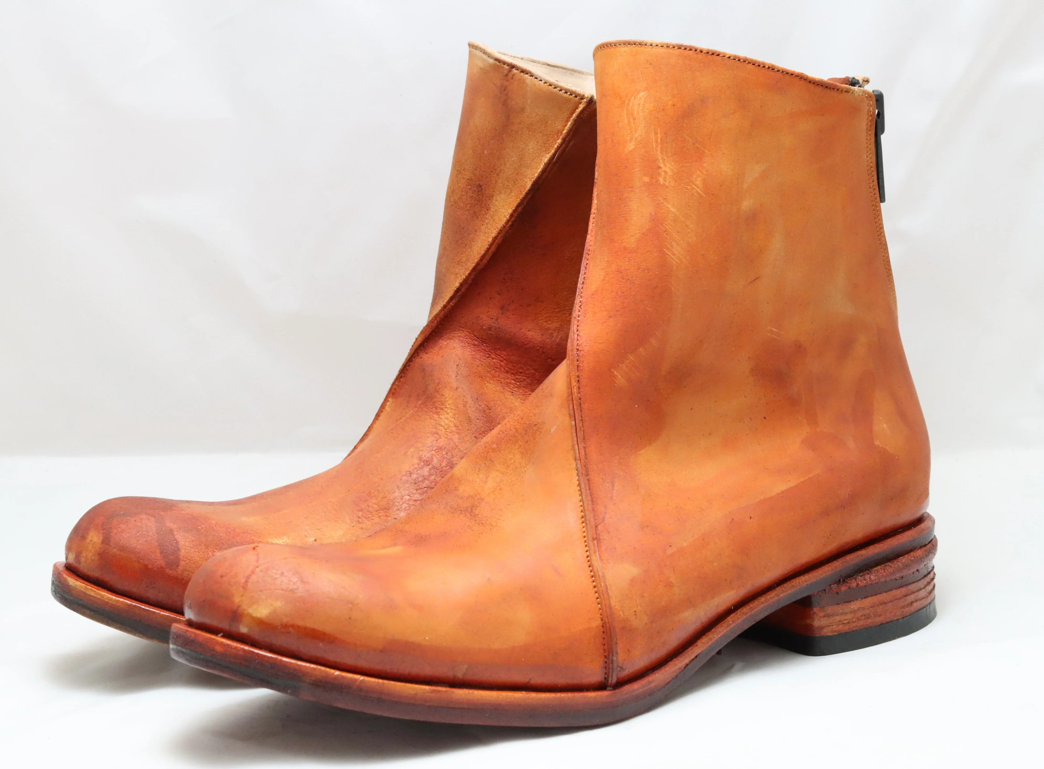 Zip Back Boot | Cognac cordovan - Image 2