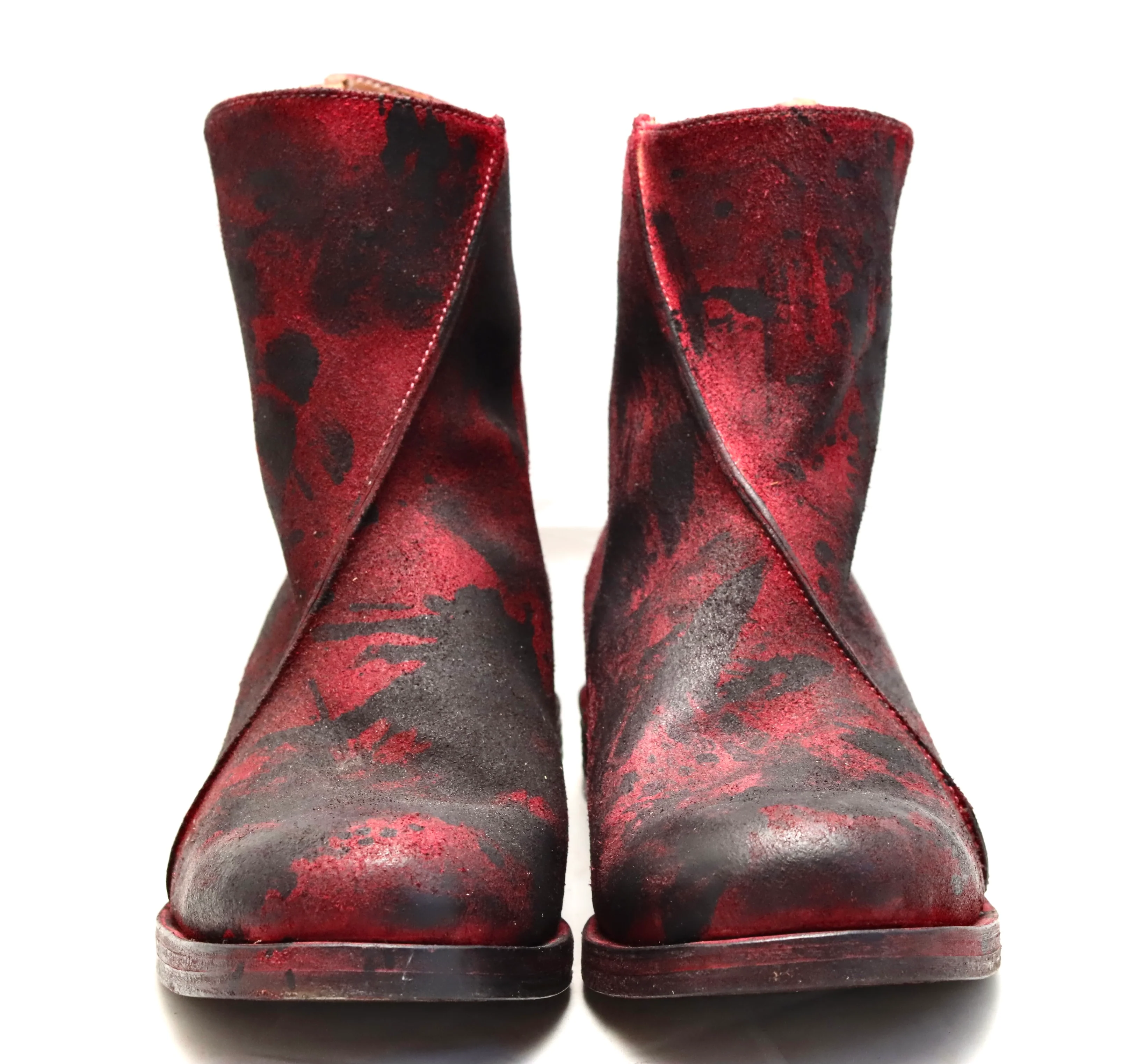 Zip Back Boot | culatta | scarlet black overdye - Image 4