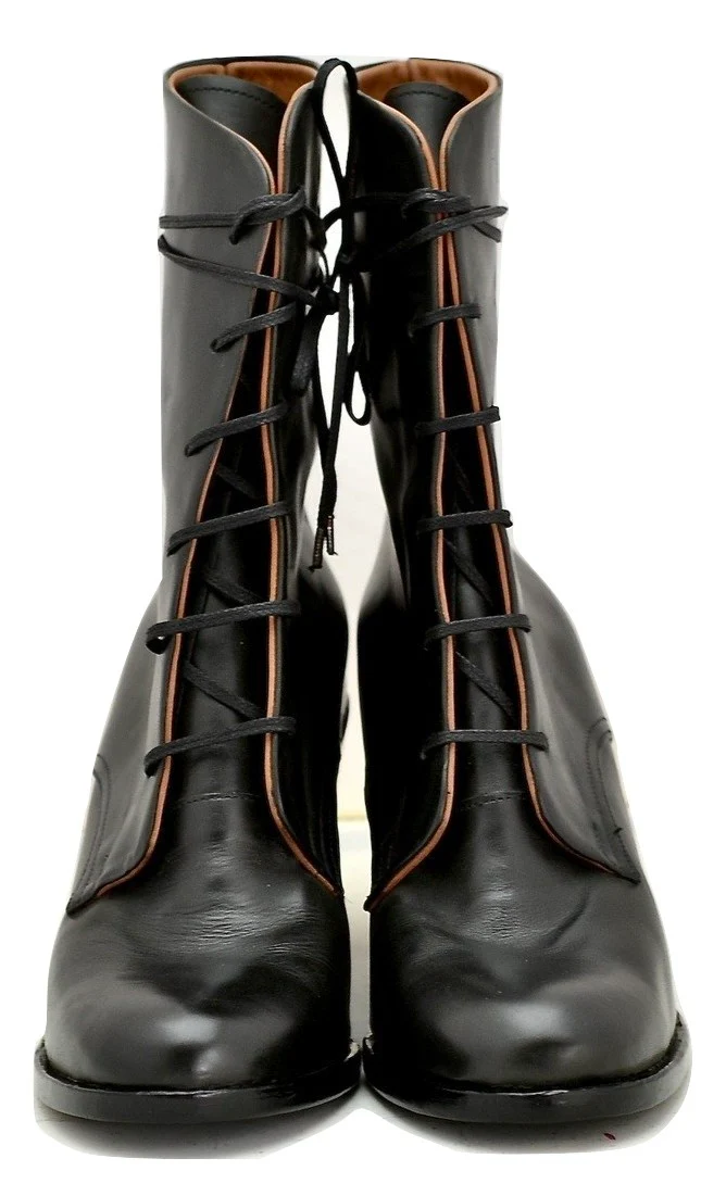 Derby boot tall | Black | calf - Image 6