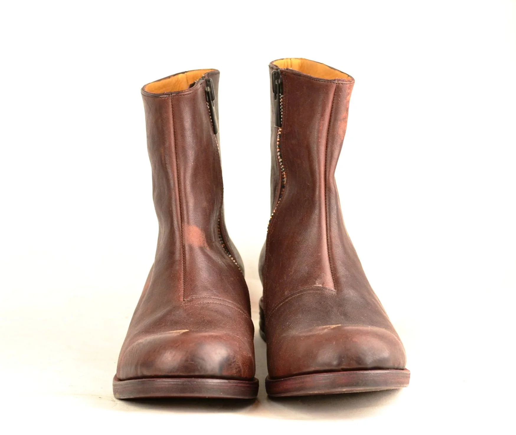 Zip Sided Boot  |  Burgundy Mustang - Image 6