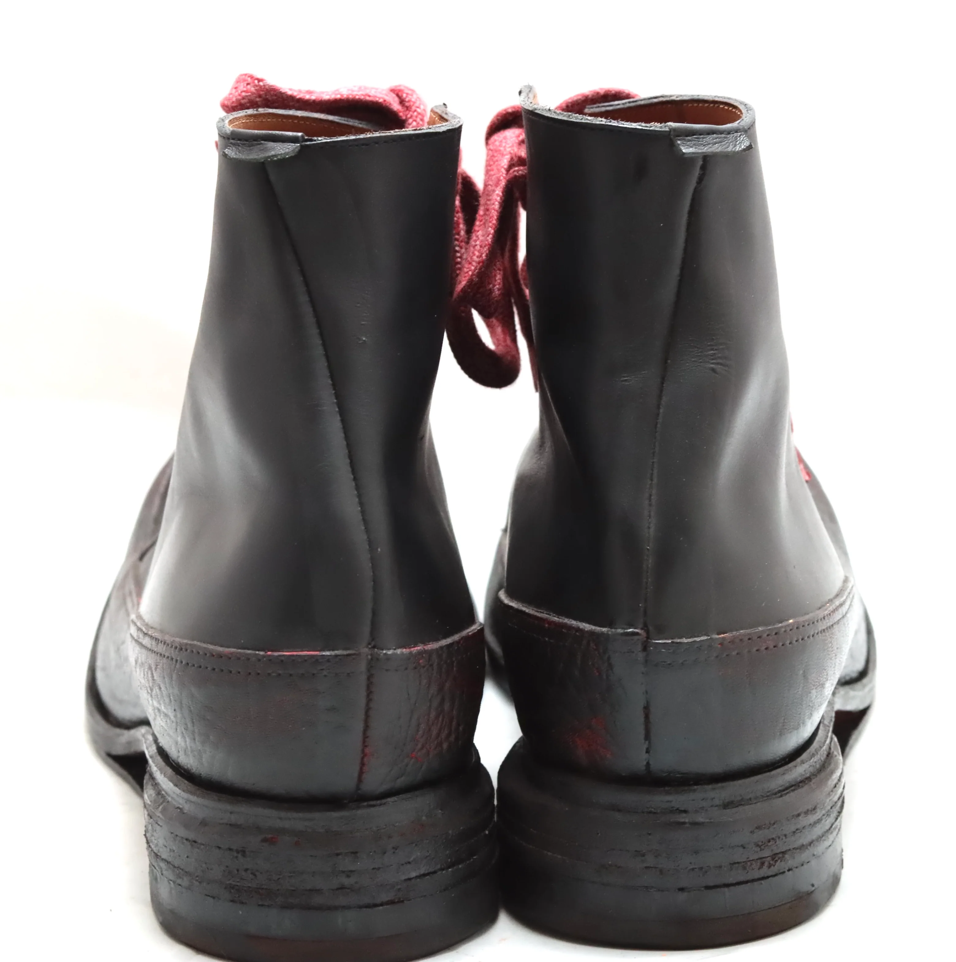 Sneaker boot | Black Yak and calf | wide fit | Round toe - Image 5
