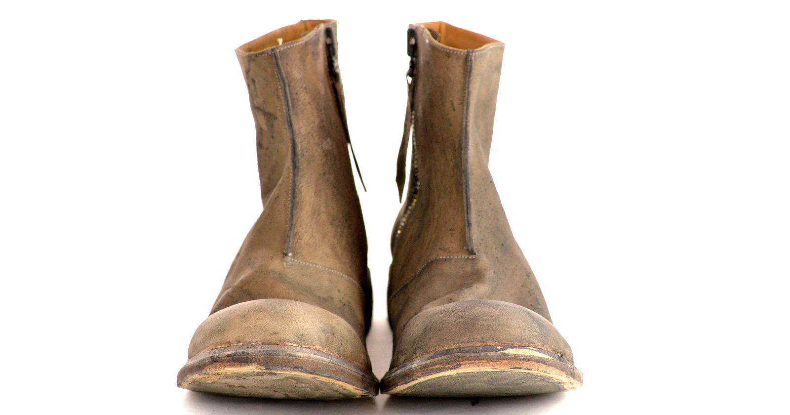 Zip Sided Boot  |  Washed grigio - Image 4