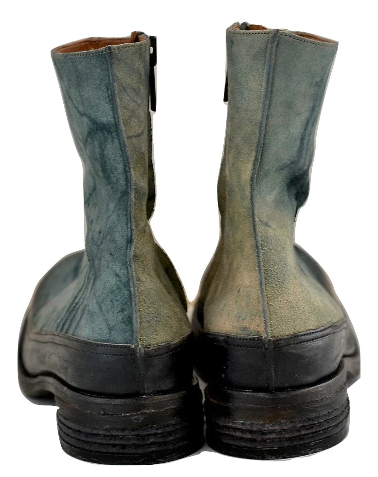 Zip Sided sneaker Boot  | Black and rev | Cordovan - Image 3