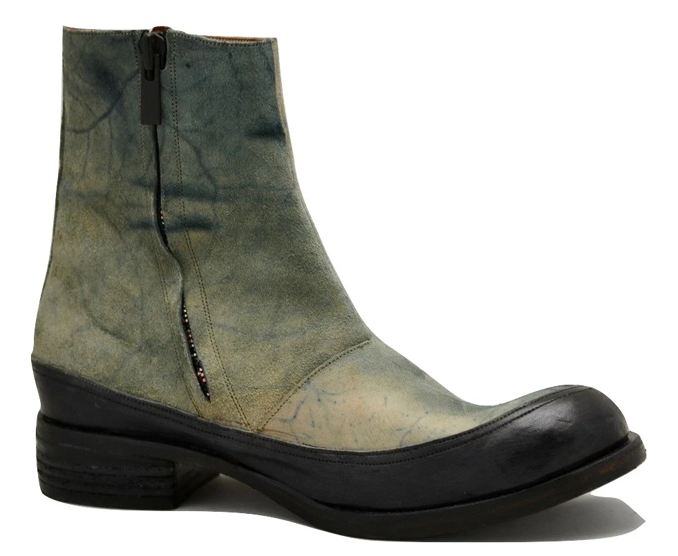 Zip Sided sneaker Boot  | Black and rev | Cordovan - Image 5